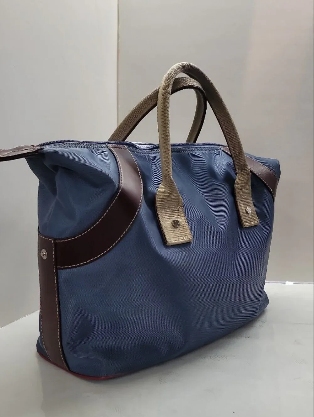 Lancel Nylon Travel Bag
